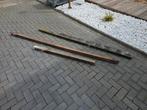 3 hardhouten palen voor diverse projecten, Gebruikt, Palen, Ophalen of Verzenden, Hardhout