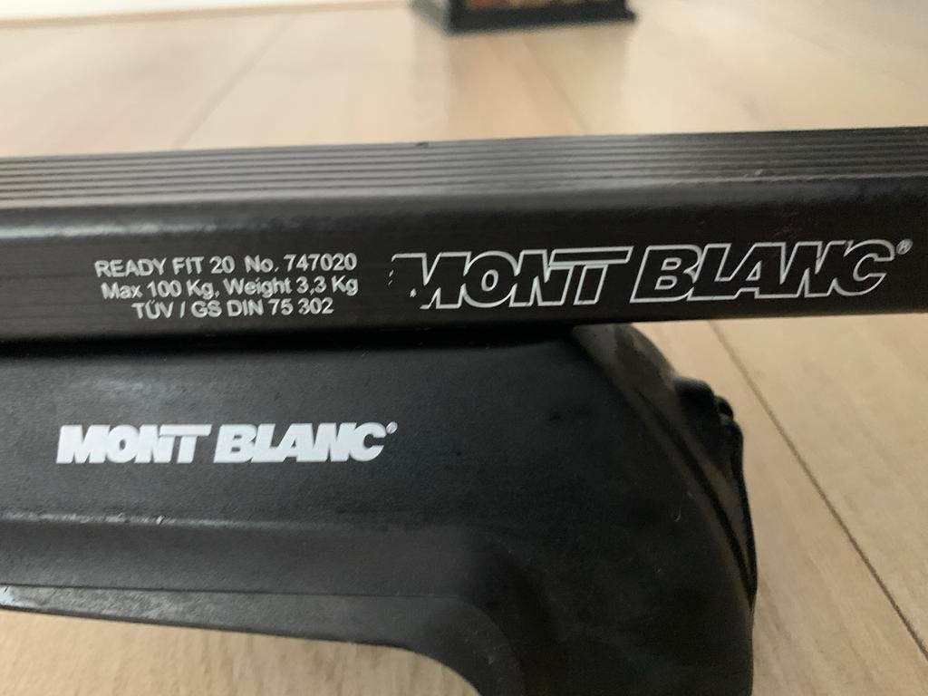 Mont Blanc Ready Fit 20 Dakdragers - Max 747020, Ophalen, Zo goed als nieuw