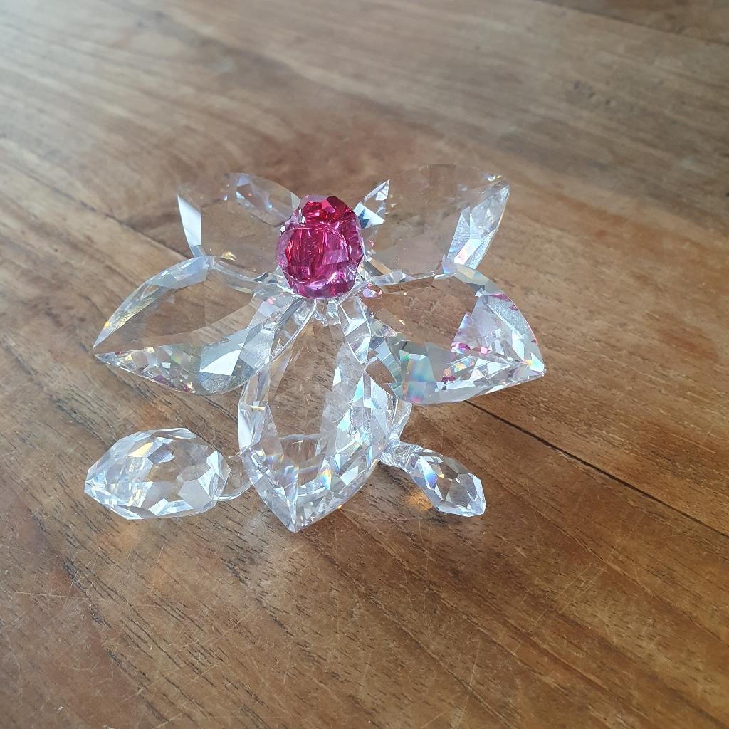 Swarovski orchidee bloesem, Verzamelen, Swarovski, Ophalen, Zo goed als nieuw, Figuurtje