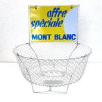 Mont Blanc vintage reclamemand, Reclamebord, Gebruikt, Mont Blanc, Verzenden