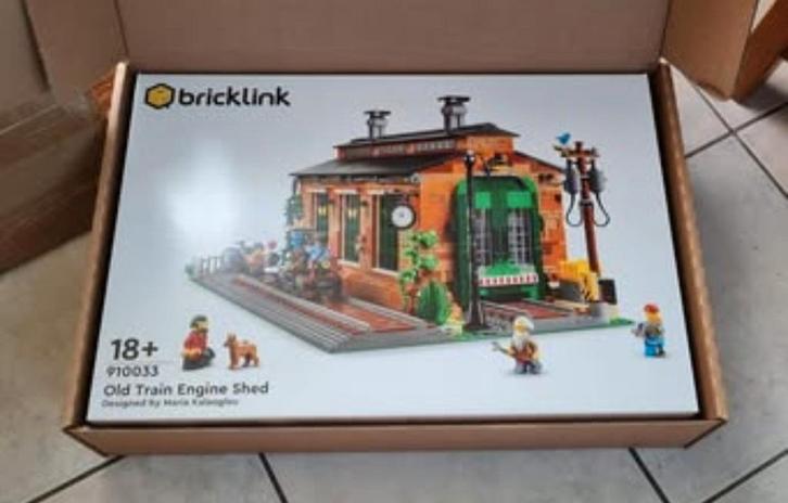 LEGO BrickLink Old Train Engine Shed 910033, Kinderen en Baby's, Speelgoed | Duplo en Lego, Nieuw, Lego, Complete set, Ophalen
