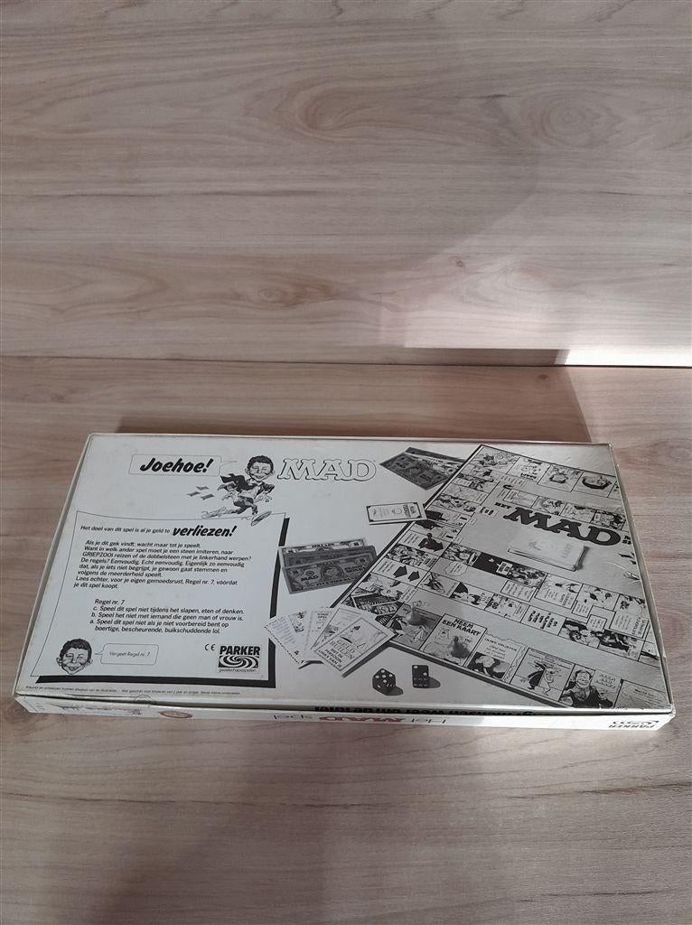 Het mad Spel - parker - s5130, Hobby en Vrije tijd, Gezelschapsspellen | Bordspellen, Verzenden, Zo goed als nieuw
