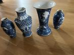 Decoratieve Delfts blauwe vazenset (alles in 1 koop), Ophalen of Verzenden