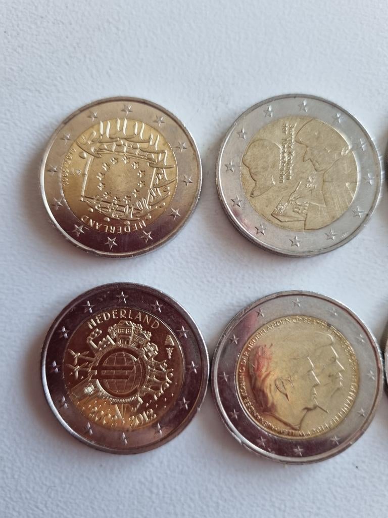 Bijzondere 1 en 2 euro munten uit diverse landen, Postzegels en Munten, Ophalen of Verzenden