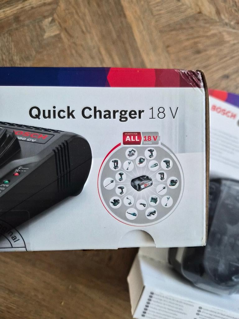 Bosch 3.0 ah batterij met oplader Nieuw, Ophalen of Verzenden, Nieuw, Oplaadbaar