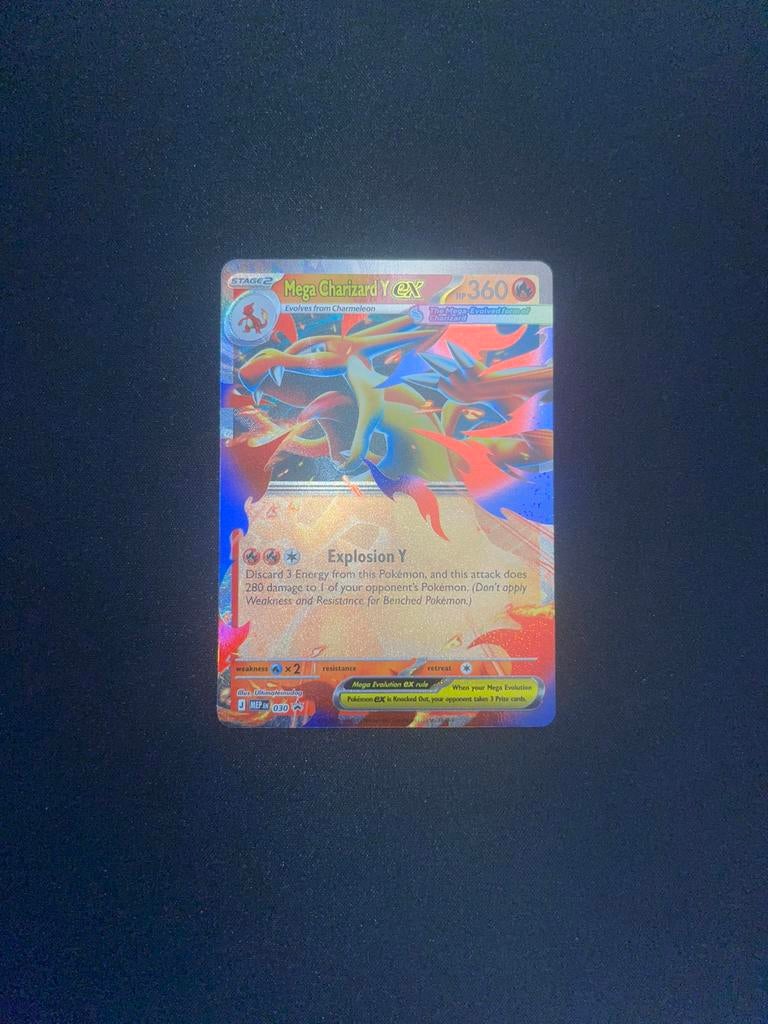 Pokémon Charizad Y EX, - Black Star Promo, Ophalen of Verzenden, Zo goed als nieuw, Meerdere kaarten