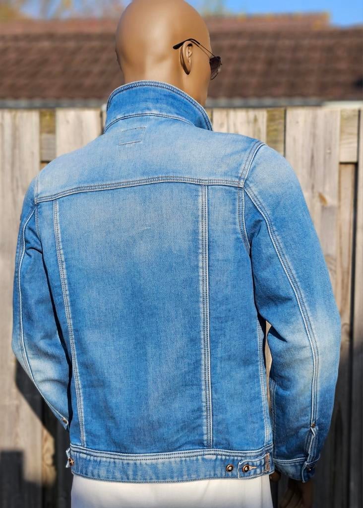 Pme Legend Jeans stretch spijkerjas / jeans jack (L) Schoon, Kleding | Heren, Jassen | Zomer, Maat 52/54 (L), Blauw, ., Ophalen of Verzenden