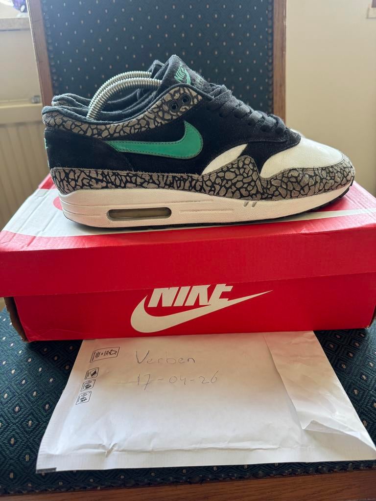 Nike Air Max 1 Atmos Elephants 2007 OG EU42, Kleding | Heren, Schoenen, Overige kleuren, Ophalen of Verzenden, Sneakers of Gympen