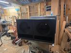 2x 12 inch subwoofer kasten matching pair, Ophalen, Nieuw