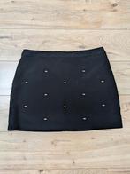 Zwarte rok met gouden lippen Eksept maat XL, Verzenden, Zwart, Maat 42/44 (L), Zo goed als nieuw