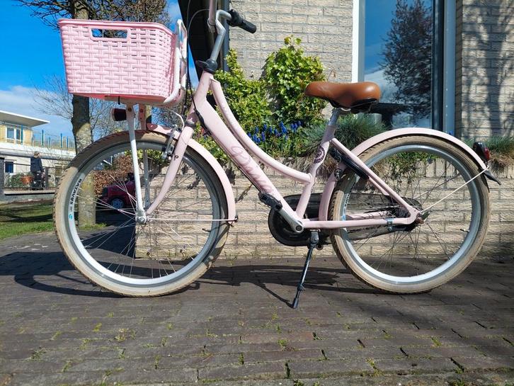 Batavus Diva Meisjesfiets 24 inch - Roze, Fietsen en Brommers, Fietsen | Meisjes, Gebruikt, 24 inch, Handrem, Ophalen