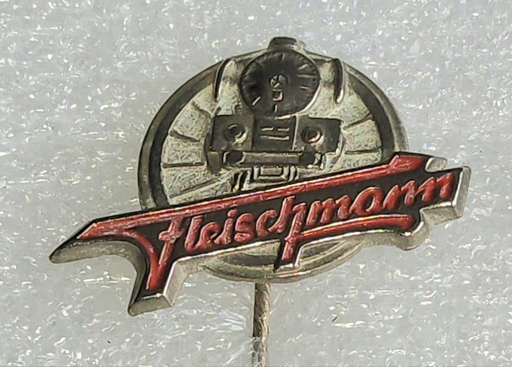Vintage Fleischmann Speldje - Modelspoor Trein Pin, Ophalen of Verzenden, Gebruikt, Transport, Speldje of Pin