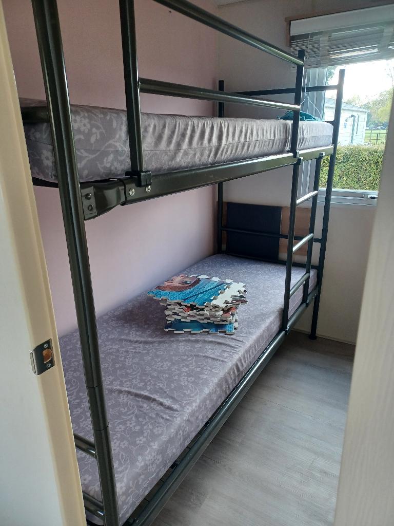 Stapelbed, Huis en Inrichting, Slaapkamer | Stapelbedden en Hoogslapers, Ophalen, Gebruikt, 90 cm, 160 tot 180 cm