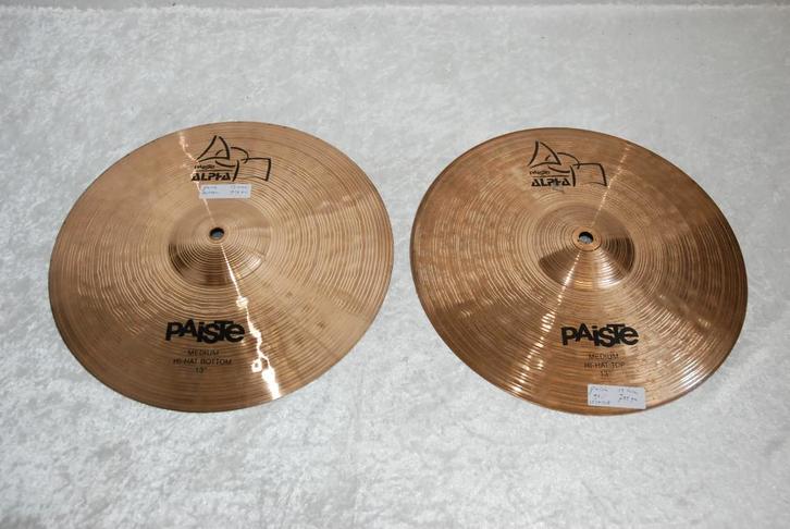 Paiste Alpha hihat bekkens 755/919gr. 13 inch  <25251318>, Muziek en Instrumenten, Instrumenten | Onderdelen, Gebruikt, Drums of Percussie