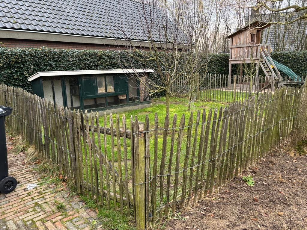 Te koop Frans hekwerk, Tuin en Terras, 1 tot 2 meter, Minder dan 3 meter, Ophalen of Verzenden, Zo goed als nieuw