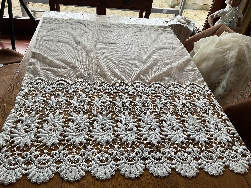 Prachtig groot stuk vitragekant, Ophalen of Verzenden, Zo goed als nieuw, 200 cm of meer, 200 cm of meer