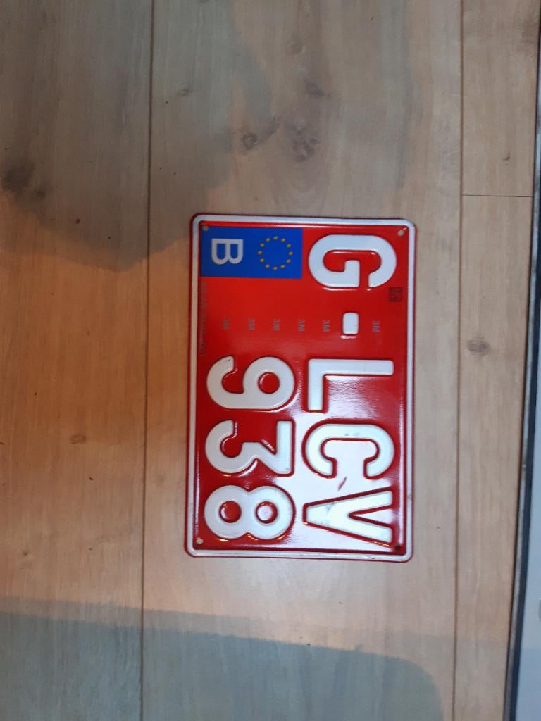 Kentekenplaat België landbouwvoertuig, Verzenden, Zo goed als nieuw