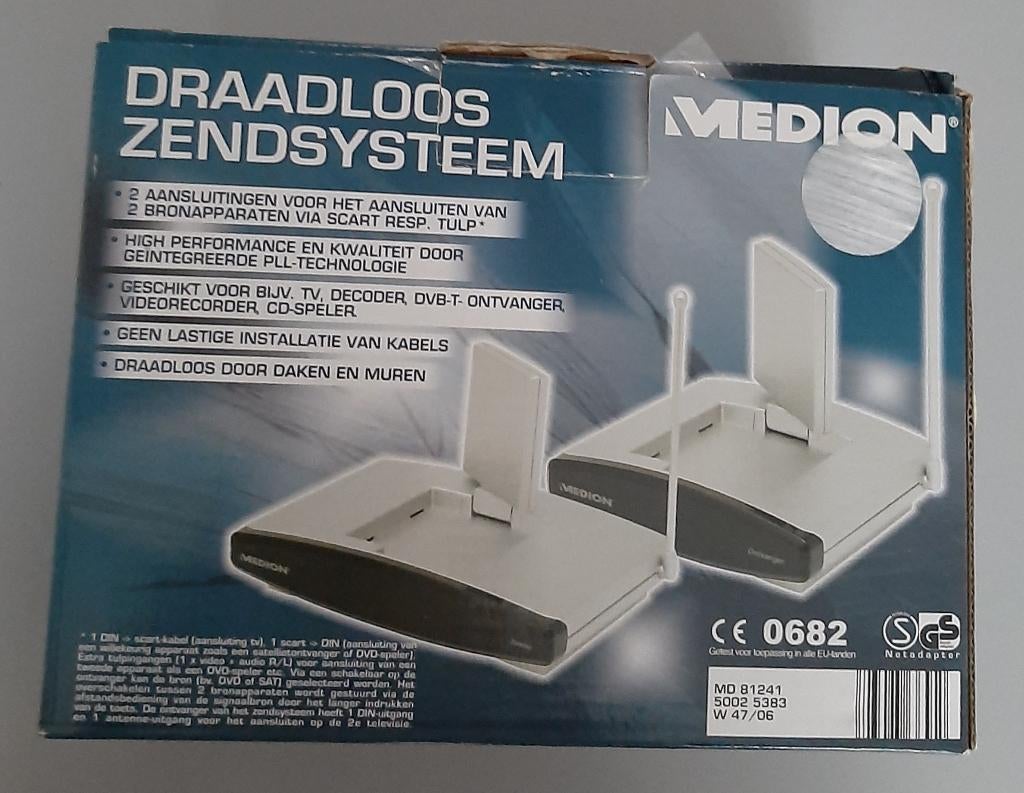 Medion draadloos zendsysteem, Ophalen