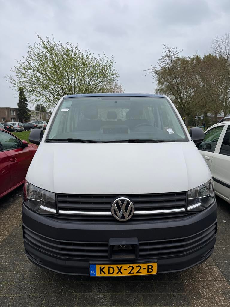 Volkswagen Transporter T6 2.0 TDI DSG 150PK /Trekhaak /WIT, Auto's, Voorwielaandrijving, Stof, 4 cilinders, 150 pk