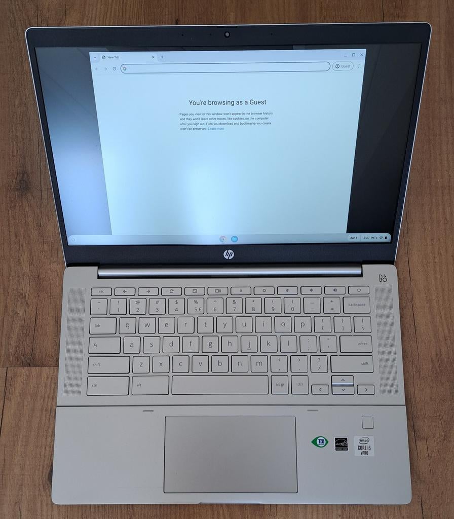 HP Chromebook C640 14" i5 10th gen 8GB RAM, Computers en Software, Chromebooks, Zo goed als nieuw, 14 inch, 8 GB, 256 GB of meer