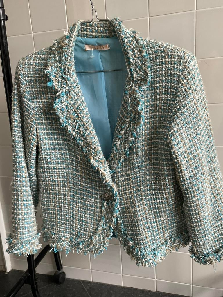 Prachtig Sense dames blazer kort mt S zeer mooi, Ophalen of Verzenden, Zo goed als nieuw, Maat 38/40 (M)