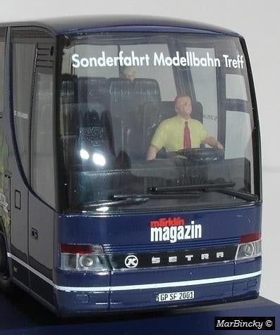 Herpa Märklin Magazin Bus Setra Modellbahn Treff 2001 !, Ophalen of Verzenden, Nieuw, Bus of Vrachtwagen, Herpa