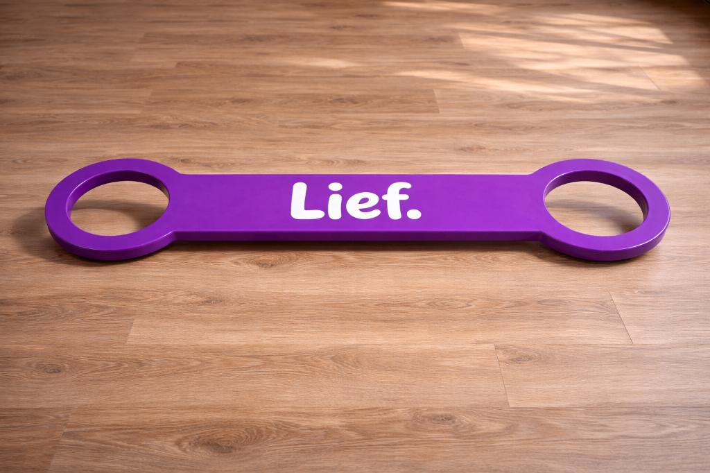 Stapelstein Houten plank 1 Meter – “Lief.”, Kinderen en Baby's, Speelgoed | Bouwstenen, Ophalen, Nieuw, Overige merken