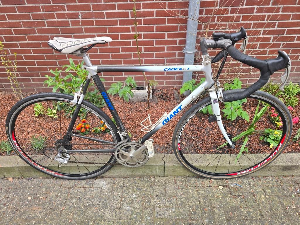 Nette fijn rijdende giant cadex 1 carbon vintage racefiets., Ophalen, 28 inch, Gebruikt, Carbon