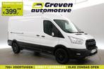 Ford Transit 2.0 TDCI L3H2 Trail | Airco | 2800kg Trekgew. |, Auto's, Bestelauto's, Voorwielaandrijving, Euro 6, 4 cilinders, Wit