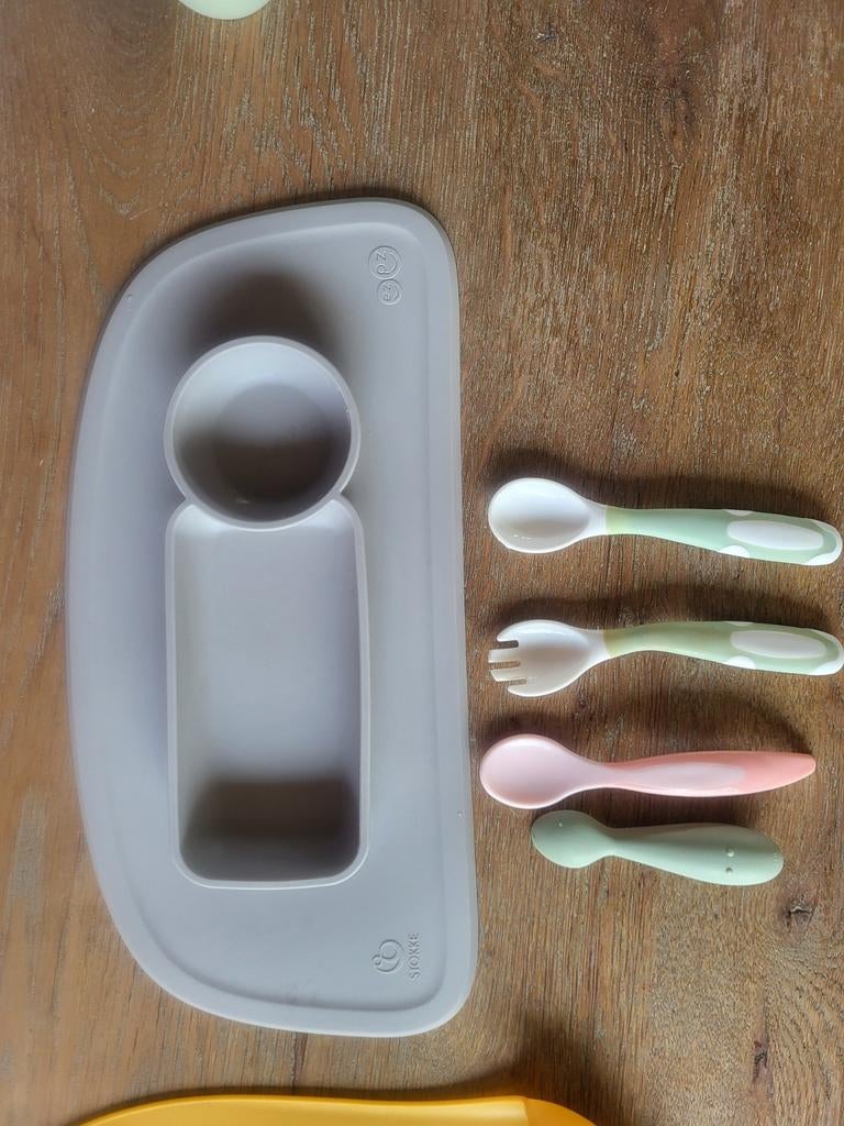 ezpz kids bestek en Stokke placemat, Ophalen of Verzenden