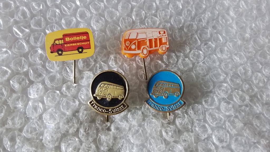 4 verschillende speldjes vw t1 busjes, Ophalen of Verzenden, Zo goed als nieuw, Transport