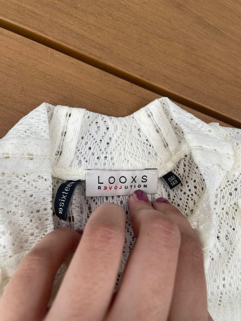 Looxs Revolution Kanten Top Maat 134/140 - Nooit Gedragen, Kinderen en Baby's, Kinderkleding | Maat 140, Meisje, Looxs Revolution