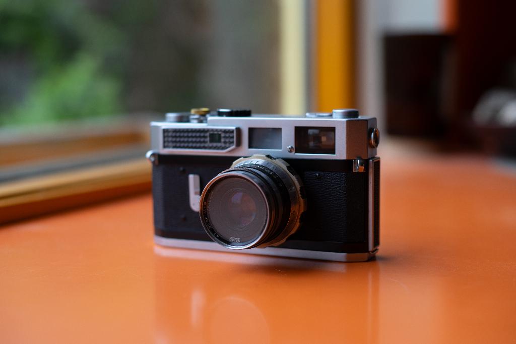 Canon model 7 + industar 61 | Rangefinder, Ophalen of Verzenden, Gebruikt, Compact, Canon