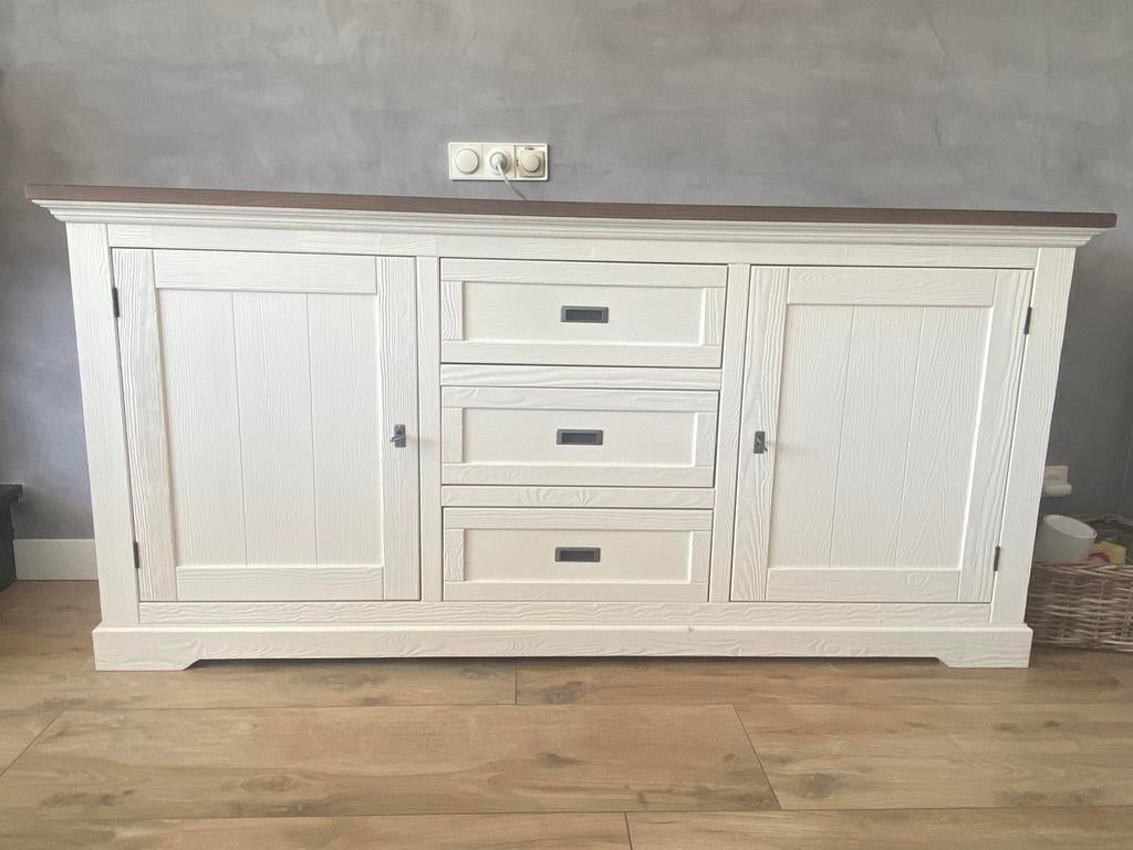 Dressoir - woonserie Toulouse (Haco), Ophalen, Met deur(en), 150 tot 200 cm, Grenenhout