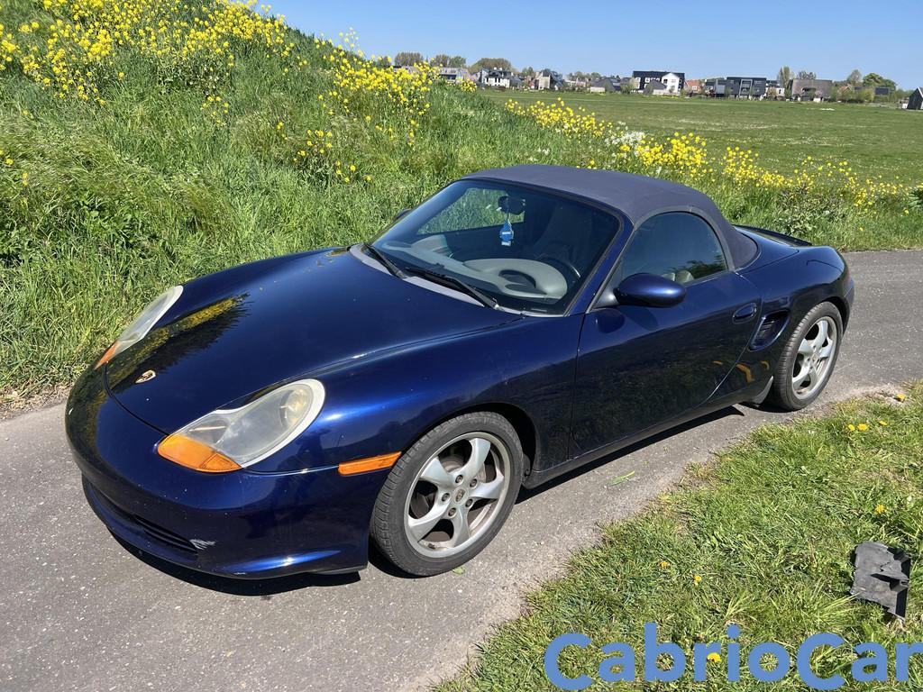 Porsche Boxster 2.7 Tiptronic lichte schade 5950 ex btw impo, Automaat, Achterwielaandrijving, Gebruikt, Blauw