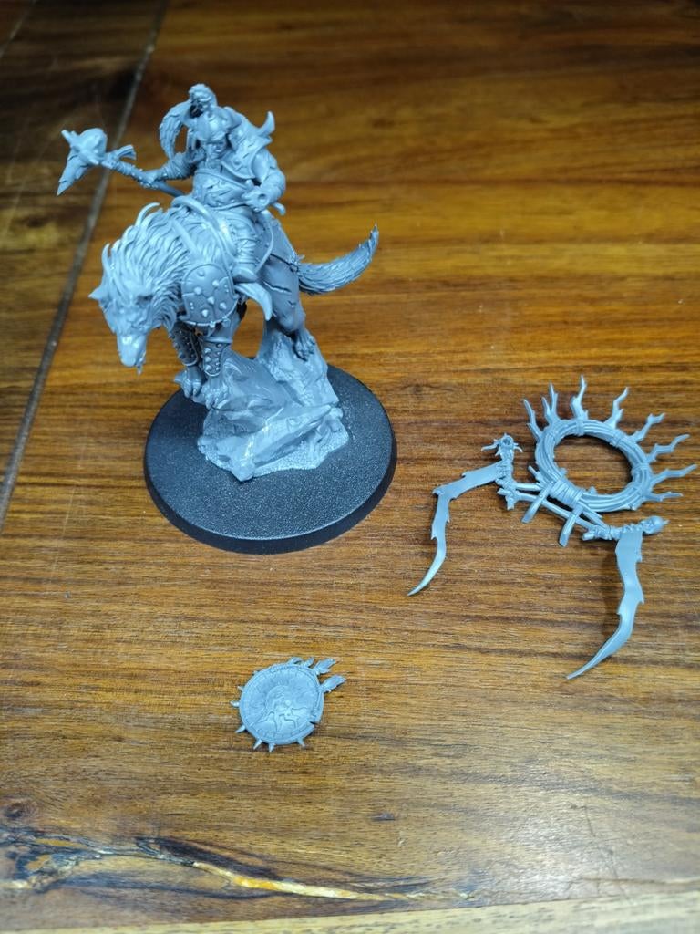 Droggz da Sunchompa , Gloomspite loonboss, Ophalen of Verzenden, Zo goed als nieuw, Warhammer, Figuurtje(s)