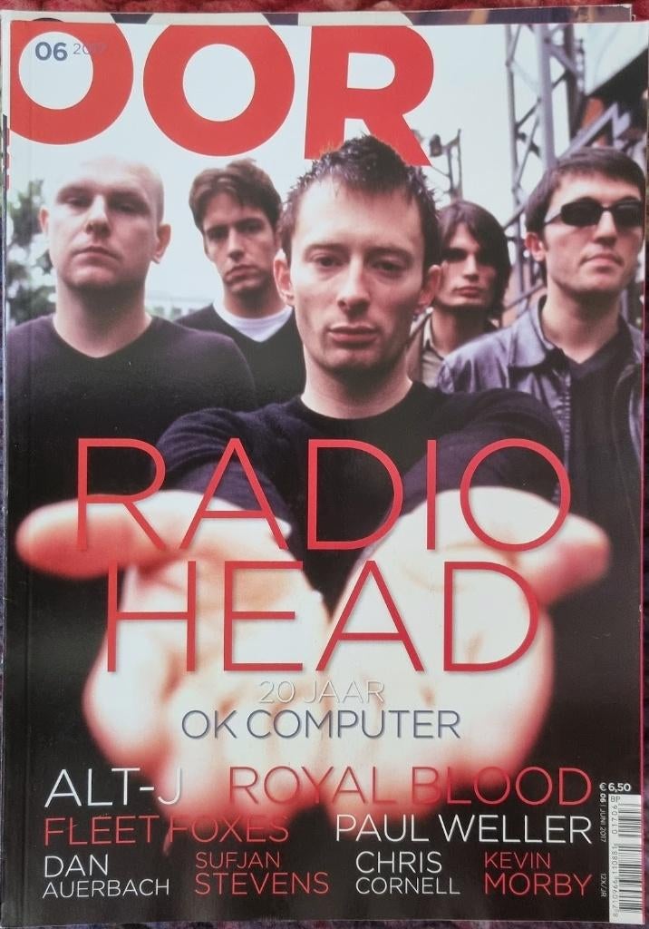 OOR 6-2017 Radiohead Alt-J Royal Blood Fleet Foxes Weller, Ophalen of Verzenden, Zo goed als nieuw, Muziek, Film of Tv