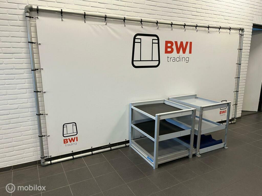 Sortimo set bedrijfswageninrichting L+R dubbele schuifdeur, Gebruikt, Ophalen of Verzenden