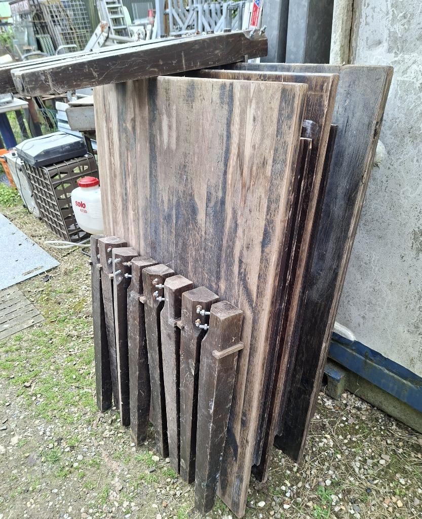 Cafétafels / 3 stuks, Ophalen, Gebruikt, 100 tot 150 cm, 50 tot 100 cm