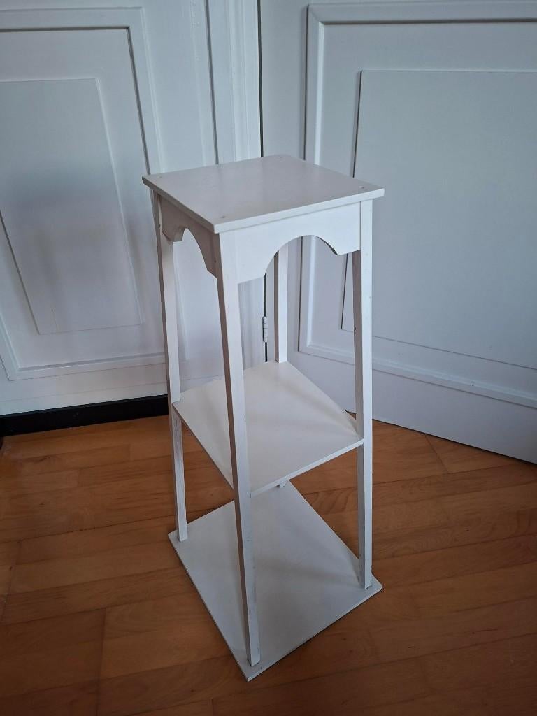 vintage plantentafel standaard pied de stalle brocante, Ophalen of Verzenden, Gebruikt