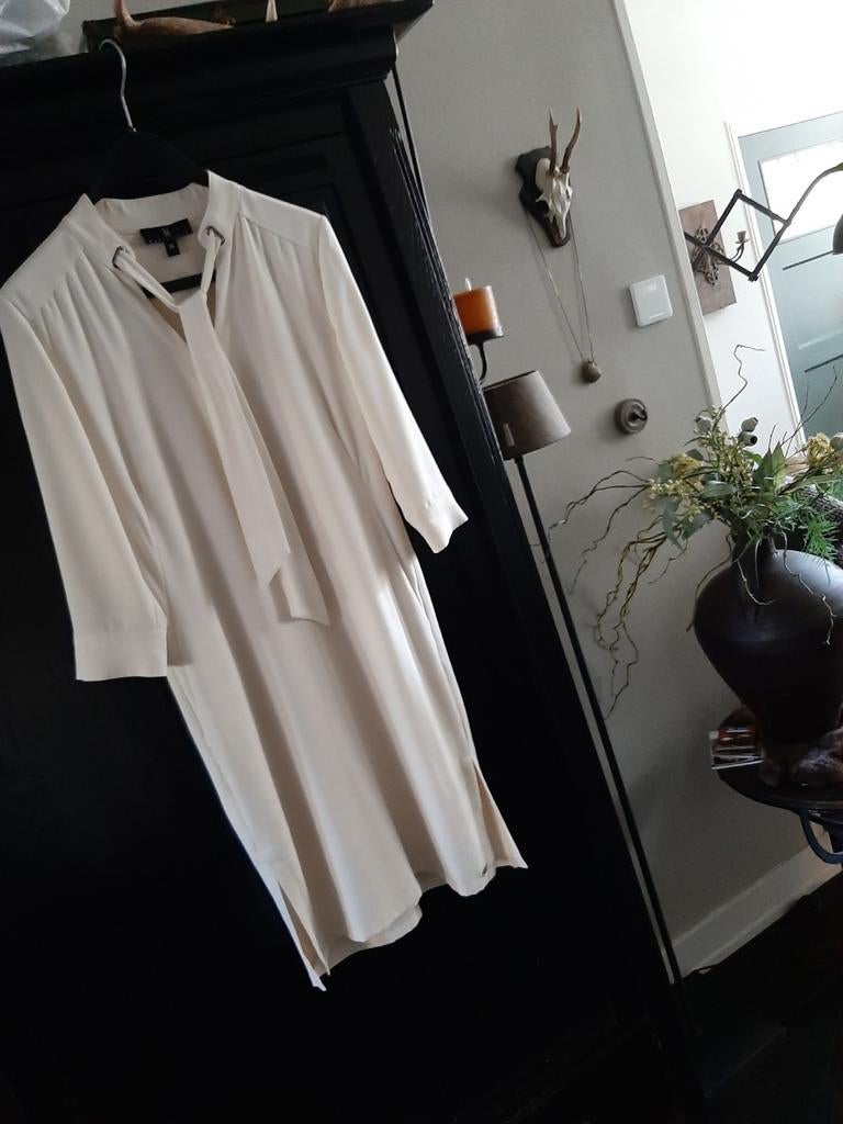 M Mart visser crème jurk 36, Ophalen of Verzenden, Nieuw, Maat 36 (S), Beige