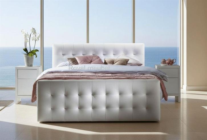 Boxspring Plus bedden met voedbord Nu extra korting!, Huis en Inrichting, Slaapkamer | Boxsprings, Nieuw, Tweepersoons, Ophalen of Verzenden