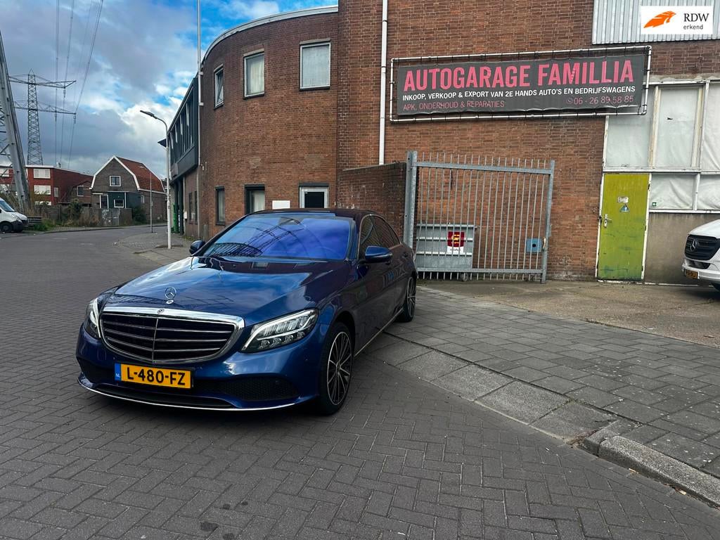 Mercedes-Benz C-klasse 220 d Premium Pack, Achterwielaandrijving, Euro 6, 4 cilinders, Blauw