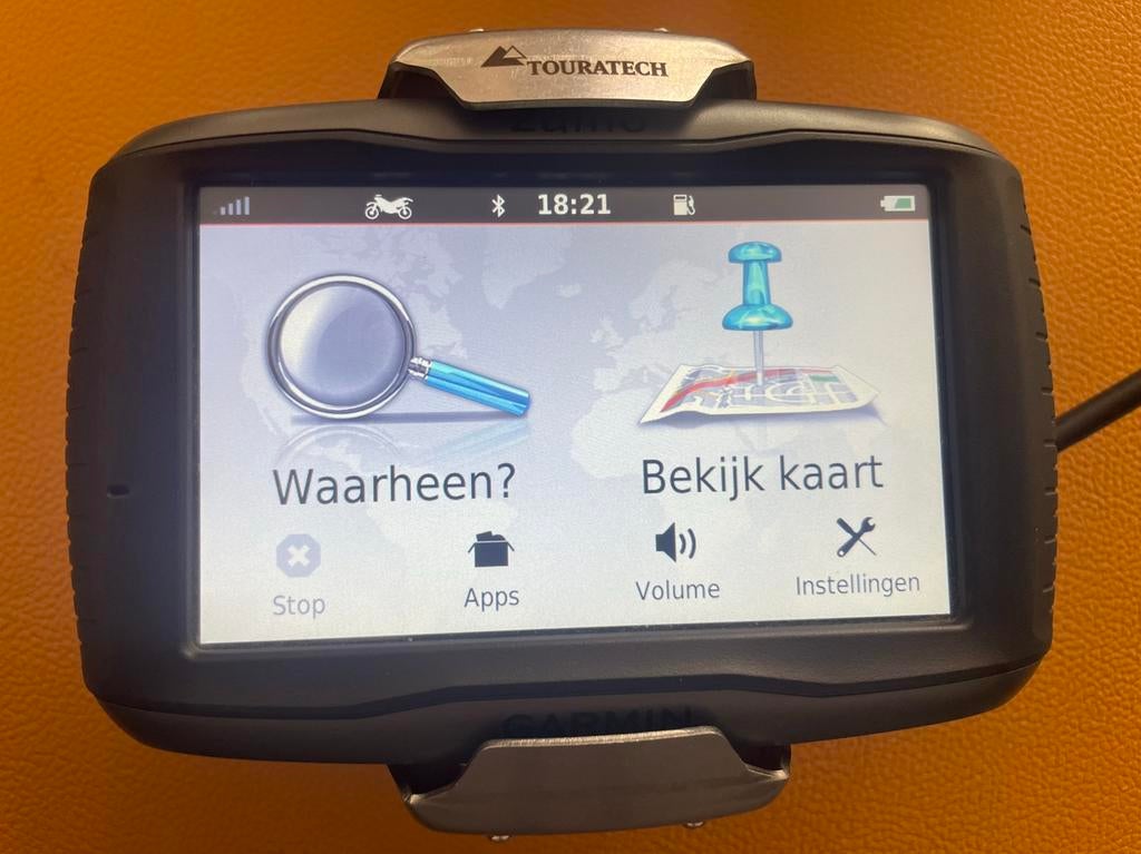 Zumo 590 + Touratech houder., Ophalen of Verzenden, Gebruikt