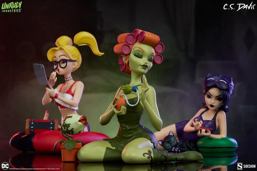 Unruly Industries Sleepover Sirens Dc Statue Figures, Ophalen of Verzenden, Zo goed als nieuw, Beeldje, Replica of Model