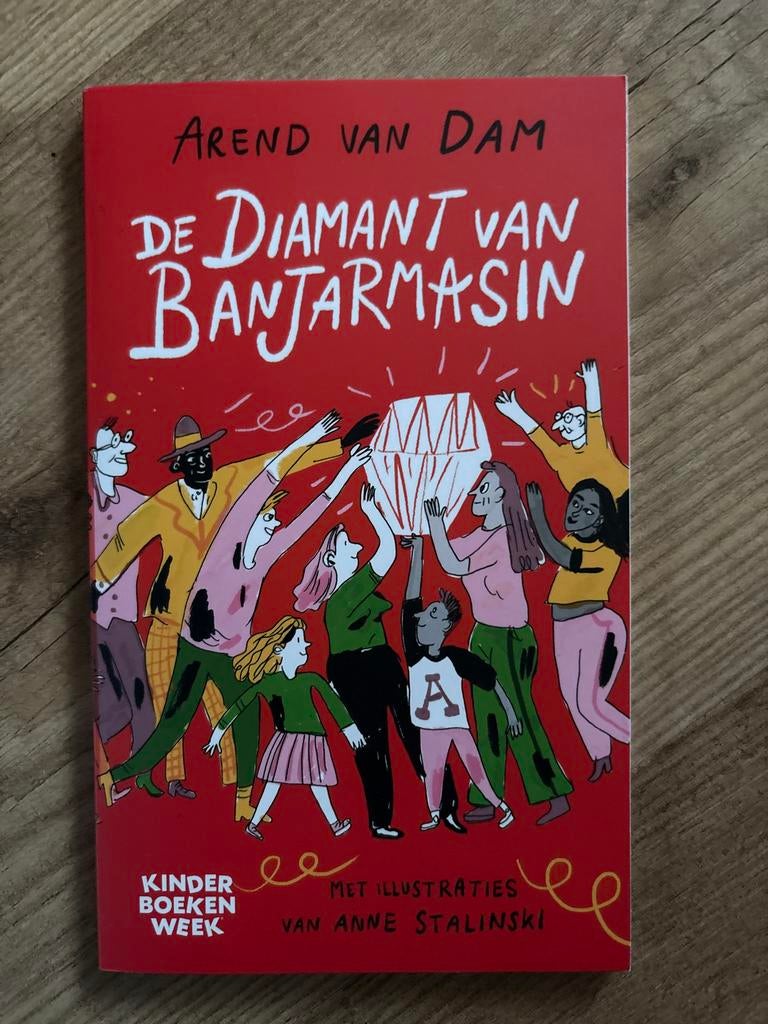De Diamant van Banjarmasin - Arend van Dam (Kinderboekenweek, Ophalen of Verzenden, Zo goed als nieuw, Non-fictie