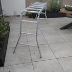 TK vouwladders 4x3, muurafhouder,stabiliteitsbalk., Doe-het-zelf en Verbouw, Ophalen, Gebruikt, Ladder, Opvouwbaar of Inschuifbaar