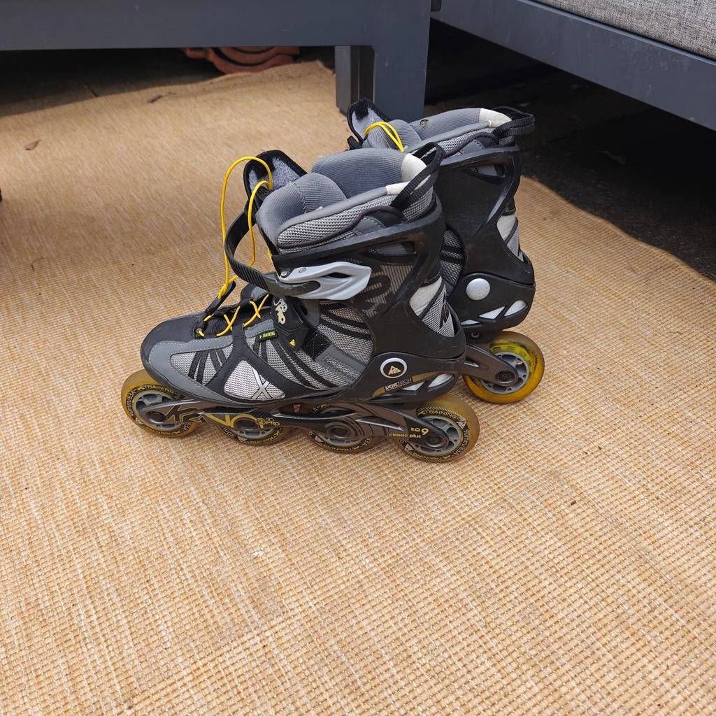 K2 Inline Skates - Zwart/Grijs met Gele Details, Ophalen of Verzenden