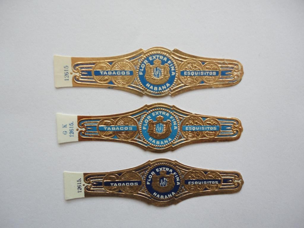 sigarenbandjes 29= 3st, Ophalen of Verzenden, Sigarenbandjes