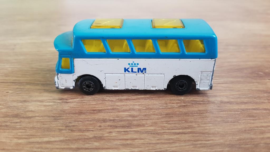 KLM Bus Matchbox Superfast Airport Coach 1977, Ophalen of Verzenden, Gebruikt, Auto
